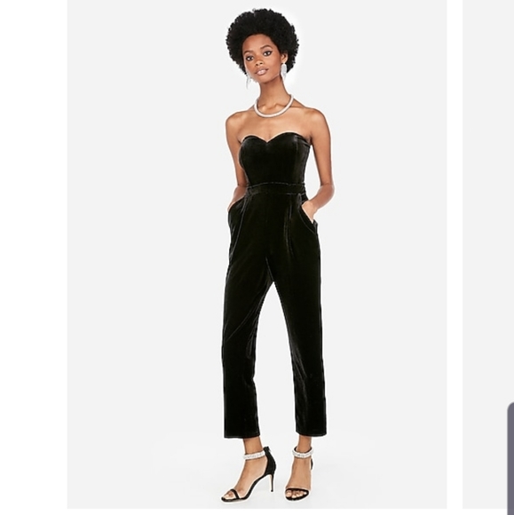 Express Pants - Express Velvet Jumpsuit